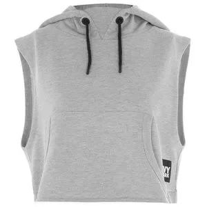 IVY PARK Tops Ivy Park Gray Sleeveless Cropped Hoodie